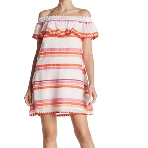 Banjara off the shoulder striped dress